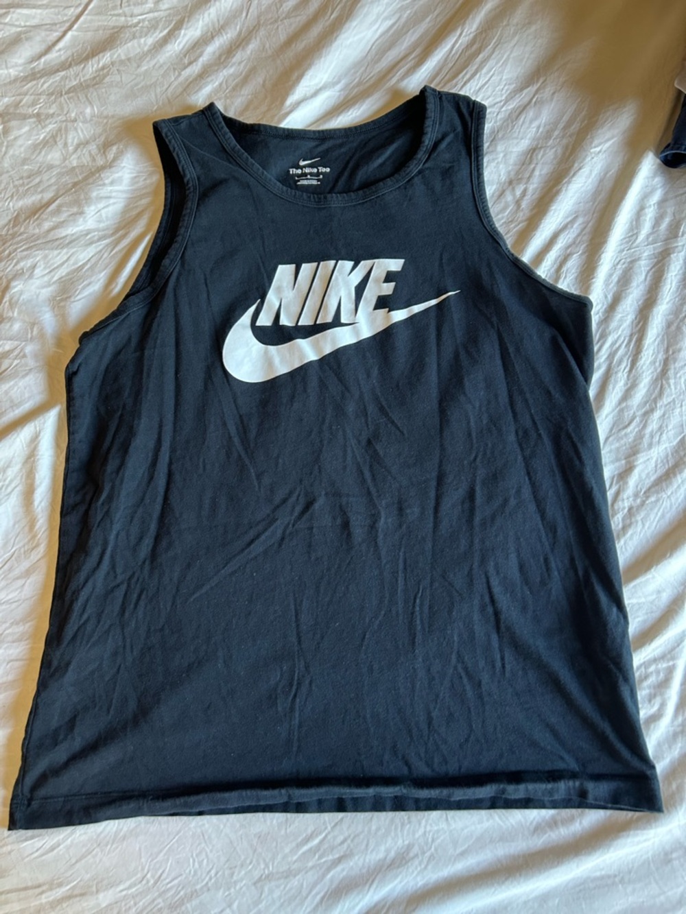 Men’s Nike Black Tank With Logo